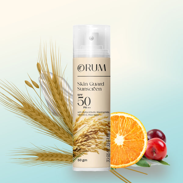 Rice Water Sunscreen with Niacinamide, Alpha Arbutin & Vitamin C