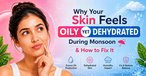 Why Your Skin Feels Oily Yet Dehydrated During Monsoon & How to Fix It