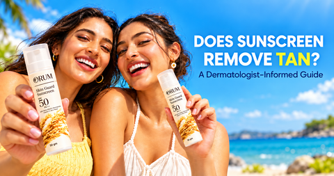 Does Sunscreen Remove Tan? Here’s What Actually Works