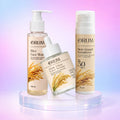 Glow Combo Pack Facewash, Serum, Sunscreen with Rice Water, Niacinamide, Alpha-Arbutin, Vitamin-C ORUM