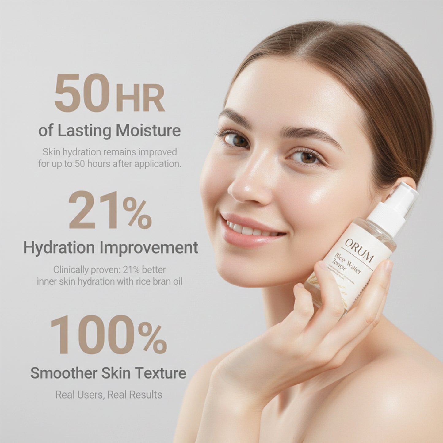 Rice Water Face Toner with Niacinamide, Alpha Arbutin & Vitamin C