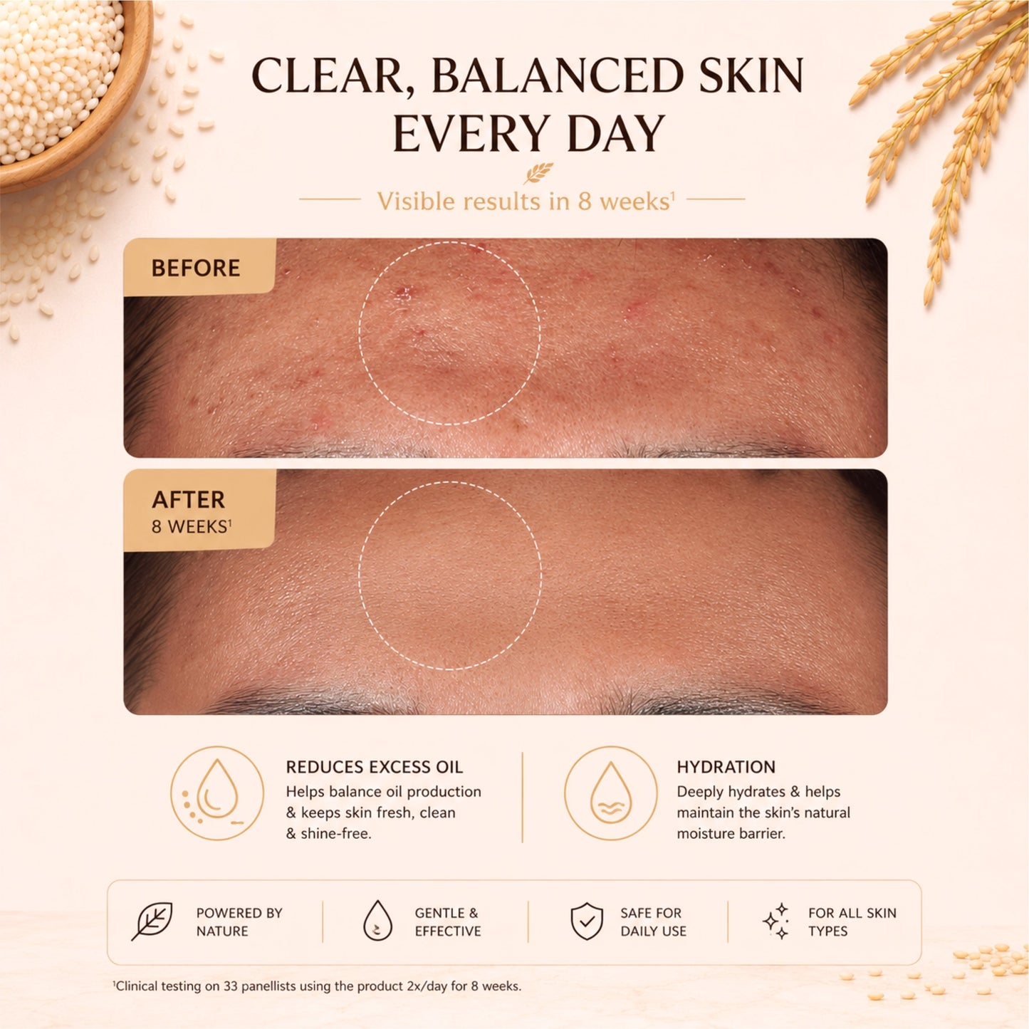 Rice Water Face Toner with 2% Niacinamide, 1% Alpha Arbutin- 100ML ORUM
