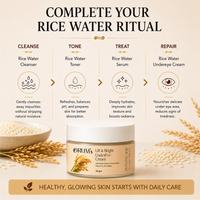 Lift & Bright Under Eye Gel with Rice Water, 2% Niacinamide, 0.2% Retinol, 1% Alpha Arbutin- 20 Gm ORUM