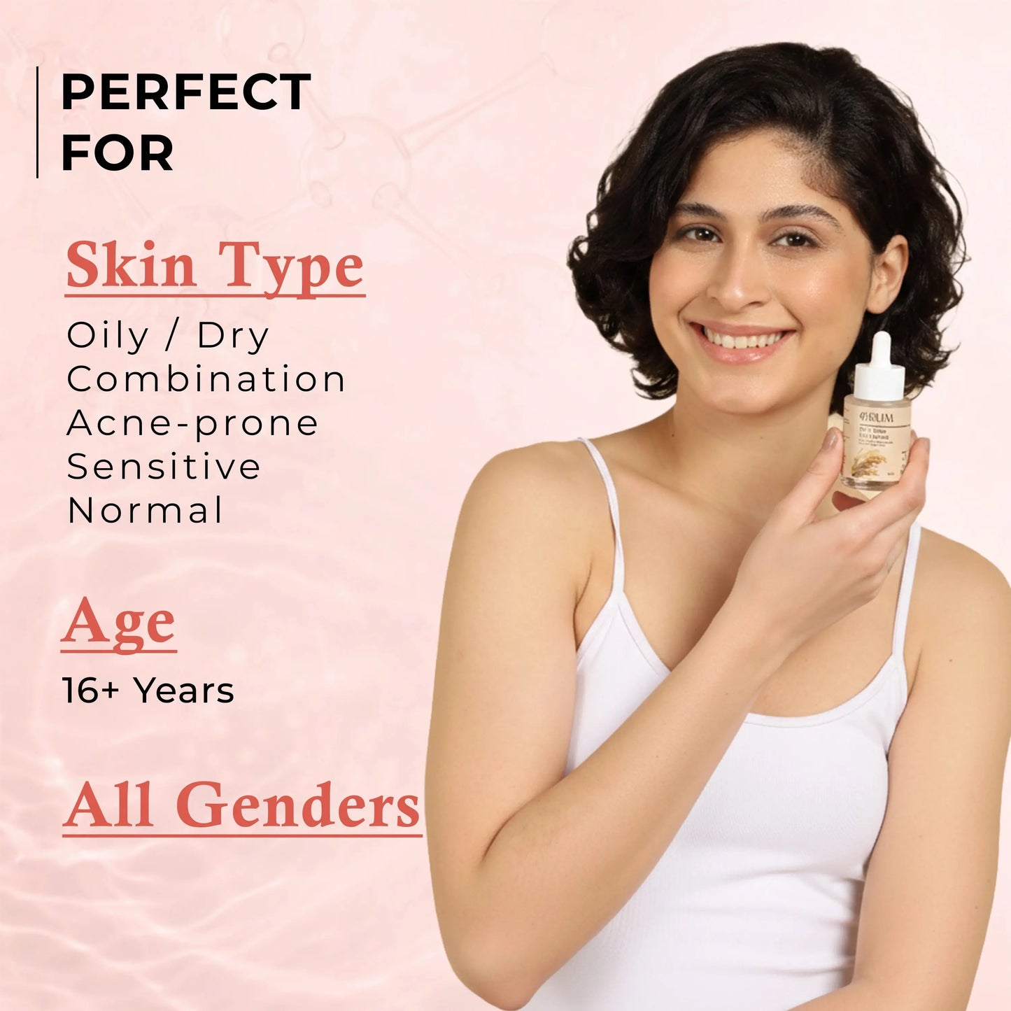 Rice Water Serum with Niacinamide, Alpha Arbutin & Vitamin C- 30 ML ORUM