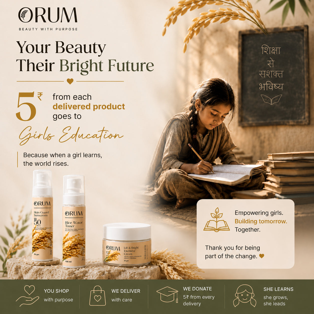 Rice Water Facewash with 3% Niacinamide, 0.3% Ceramide Complex, 0.5% Alpha Arbutin- 100ML ORUM
