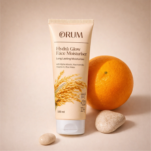 Rice Water Moisturiser with Niacinamide , Vitamin C, Alpha Arbutin ORUM