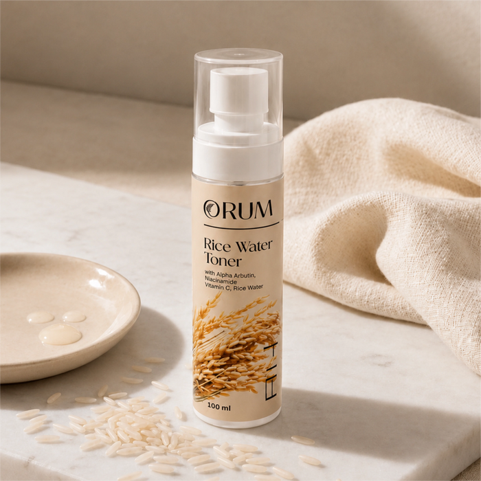 Rice Water Face Toner with 2% Niacinamide, 1% Alpha Arbutin- 100ML
