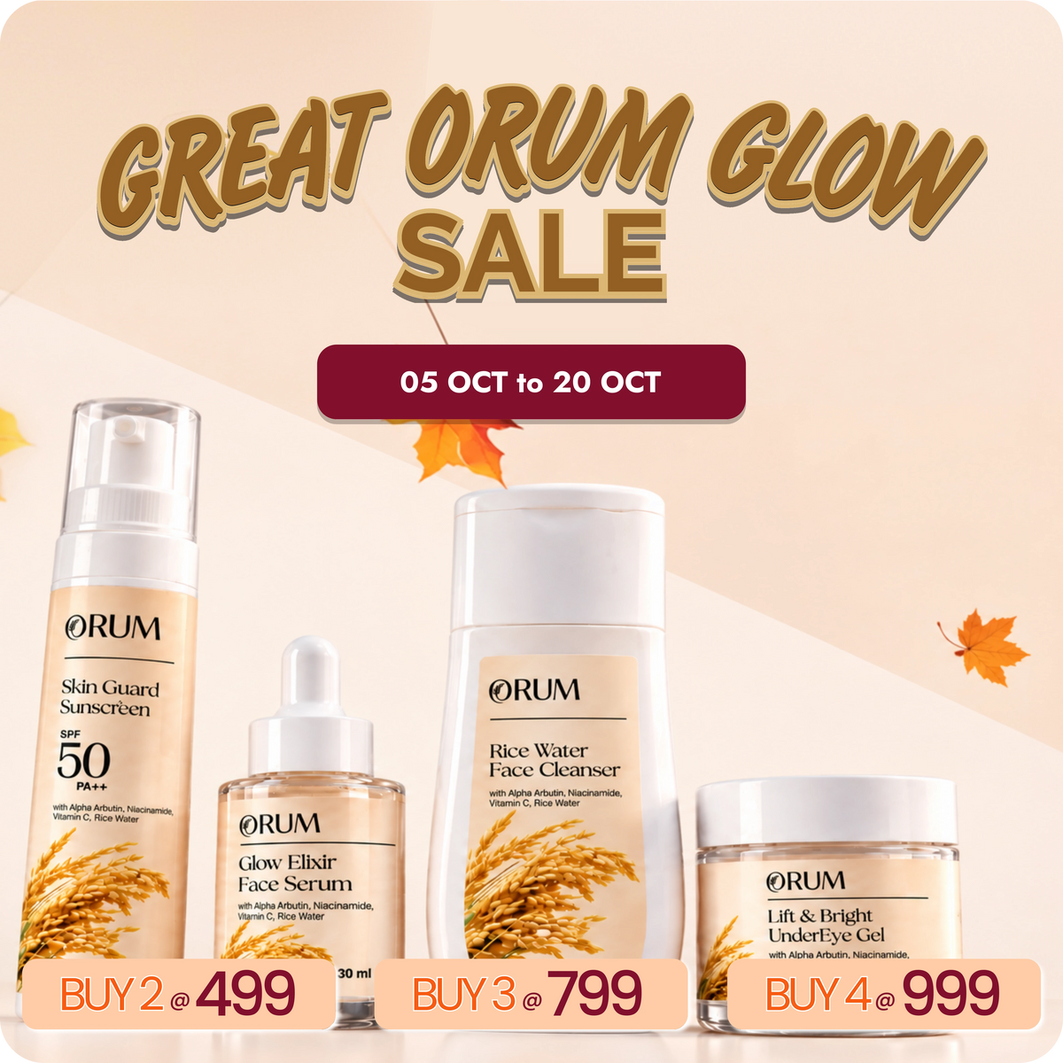 Combo of 2 – Pick Any ORUM