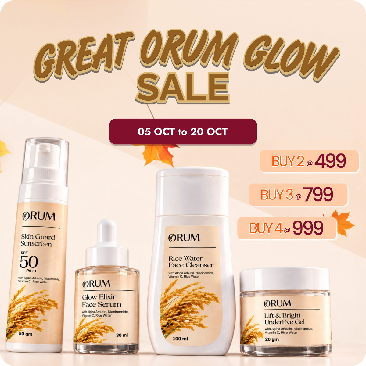 Combo of 3 – Pick Any ORUM