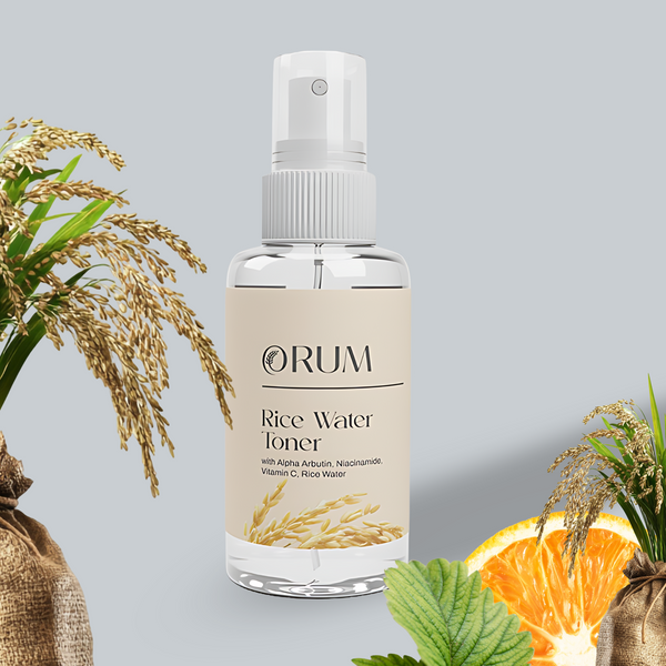 Rice Water Face Toner with Niacinamide, Alpha Arbutin & Vitamin C
